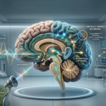 Sound therapy infographic showing brain entrainment at 528 Hz, intentional listening, and neural pathway development.
